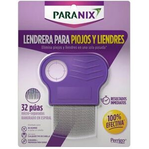 Peine antipiojos Paranix metálico - Cabeza Peine antipiojos Paranix metálico - Cabeza
