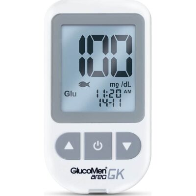 Menarini Diagnostics Glucomen Aero 2K Kit - Medidor de glucosa y cetonas Menarini Diagnostics Glucomen Aero 2K Kit - Medidor de glucosa y cetonas