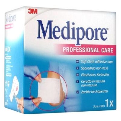 Cinta de primeros auxilios 3M - Hipoalergénica, Transpirable, Alta adherencia Cinta de primeros auxilios 3M - Hipoalergénica, Transpirable, Alta adherencia