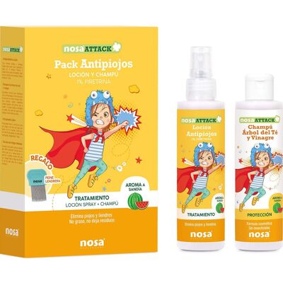 Nosa Pack Antipiojos Loción + Champú + Peine 1 ud Nosa Pack Antipiojos Loción + Champú + Peine 1 ud