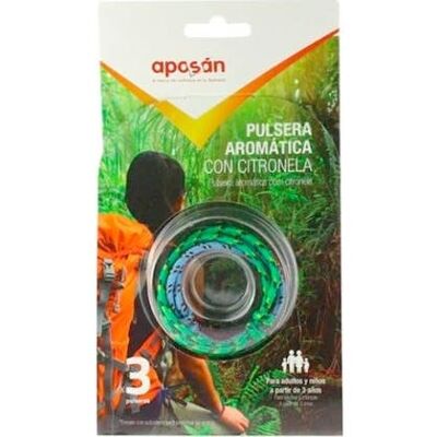 APOSAN Pulsera Aromatica Cordón Citronela APOSAN Pulsera Aromatica Cordón Citronela