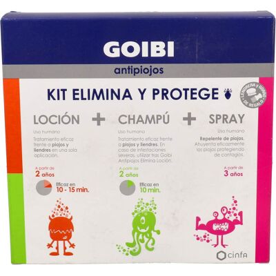 Kit de Champú, Loción y Spray Anti-Piojos Goibi - Tratamiento contra piojos Kit de Champú, Loción y Spray Anti-Piojos Goibi - Tratamiento contra piojos