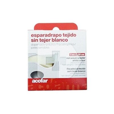 Cinta médica transpirable color piel Acofar 5 m x 1,25 cm - Primeros Auxilios Cinta médica transpirable color piel Acofar 5 m x 1,25 cm - Primeros Auxilios