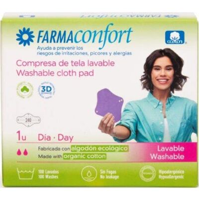 FARMACONFORT Compresa de Tela Lavable 1ud FARMACONFORT Compresa de Tela Lavable 1ud