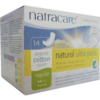 NATRACARE Compresa regular con alas Bio 14 uds NATRACARE Compresa regular con alas Bio 14 uds