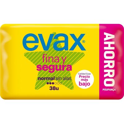 Evax Pack de 28 compresas normales y 20 salvaslips de Evax Pack de 28 compresas normales y 20 salvaslips de