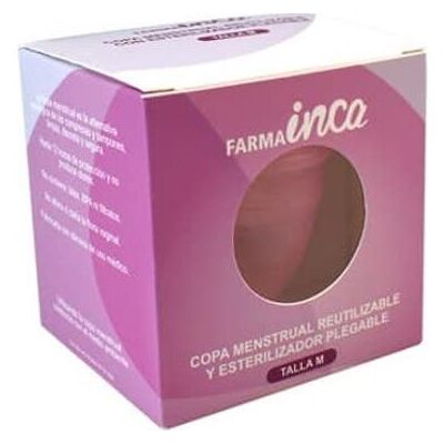 Copa Menstrual Grande Inca Farma - Ecológica, Reutilizable, 12h Protección Copa Menstrual Grande Inca Farma - Ecológica, Reutilizable, 12h Protección