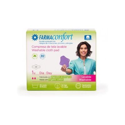 FARMACONFORT Compresa de Tela Lavable 1ud FARMACONFORT Compresa de Tela Lavable 1ud