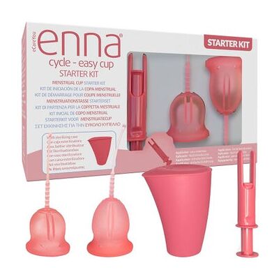 Kit de Inicio de Copa Menstrual Enna - Copa, Lubricante, Esterilizador Kit de Inicio de Copa Menstrual Enna - Copa, Lubricante, Esterilizador