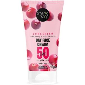 Organic Shop Cranberry Day Face Cream SPF50 50ml