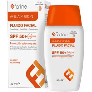 Farline Fluído Facial Aqua Fusion Color SPF50+ 50ml