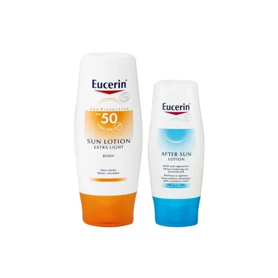 Eucerin ® Sun Lotion Extra Light SPF50+ 400ml + aftersun 150ml REGALO