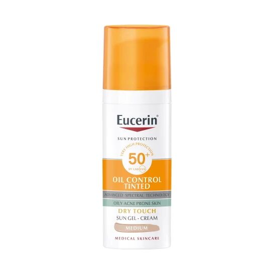 Eucerin Sun Oil Control Dry Touch Gel-Crema Tono Medio SPF50+ 50ml