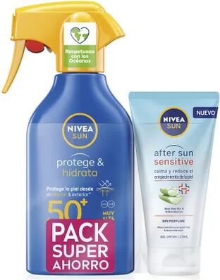 NIVEA Sun Set Protect & Hydrate Spf50 270ml + After Sun 175ml