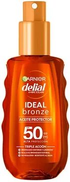 GARNIER Delial Ideal Bronze Aceite Protector Spf50 150ml