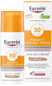 Eucerin Sun Pigment Control Gel-Crema Tono Medio SPF50+ 50ml