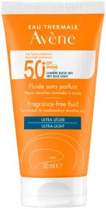 Avene Avène Solar Fluido Sin perfume SPF50+ 50ml