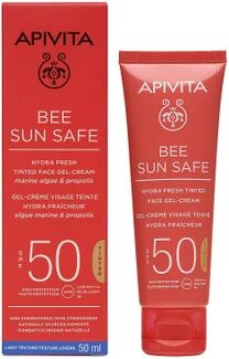 Apivita Bee Sun Safe Gel Crema Facial SPF50 con Color 50ml