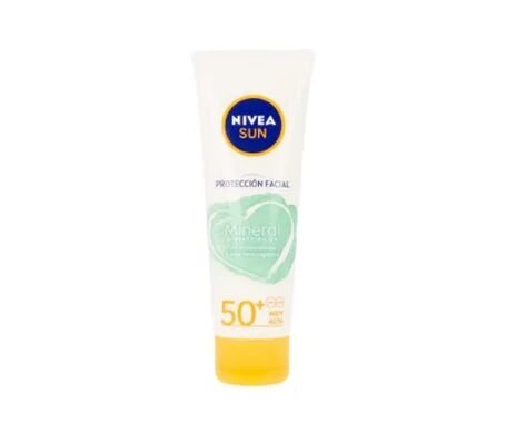 NIVEA Sun Protección Facial Mineral Protección UV SPF50+ 50ml