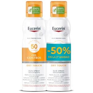 Eucerin Pack Oil Control Dry Touch Spray Transparente 2x200ml Eucerin Pack Oil Control Dry Touch Spray Transparente 2x200ml