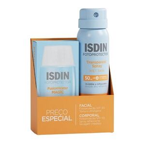 Pack Fusion Water Magic + Spray Transparente SPF50+ - Protección solar Pack Fusion Water Magic + Spray Transparente SPF50+ - Protección solar