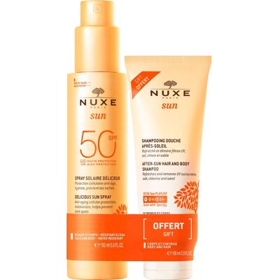 Set Nuxe Sun SPF50 Spray y Champú After Sun Set Nuxe Sun SPF50 Spray y Champú After Sun