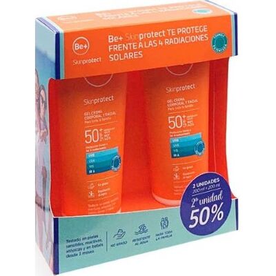 Be+ Skin Protect Gel Crema SPF50+ 2x200ml Be+ Skin Protect Gel Crema SPF50+ 2x200ml