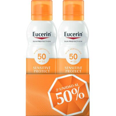 Eucerin Sensitive Duplo Protección Solar Spray Spf50 2 X200 ml Eucerin Sensitive Duplo Protección Solar Spray Spf50 2 X200 ml