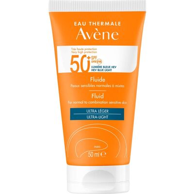 Avene Avène Solar Fluido SPF50+ 50ml Avene Avène Solar Fluido SPF50+ 50ml