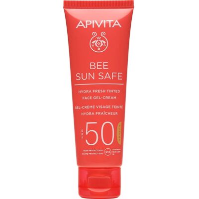 Apivita SPF50 Hidratante Tinteado Gel-Crema Facial Apivita SPF50 Hidratante Tinteado Gel-Crema Facial