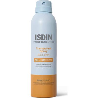 ISDIN Fotoprotector Transparent Spray Wet Skin SPF50 250 ml ISDIN Fotoprotector Transparent Spray Wet Skin SPF50 250 ml