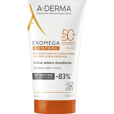 A-Derma Exomega Control Emollient Crema Solar SPF 50+ - Protección facial y corporal A-Derma Exomega Control Emollient Crema Solar SPF 50+ - Protección facial y corporal