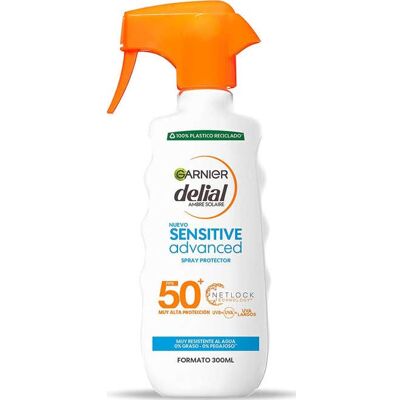 Garnier Ambre Solaire Spray Solar Sensible Avanzado SPF50+ Garnier Ambre Solaire Spray Solar Sensible Avanzado SPF50+