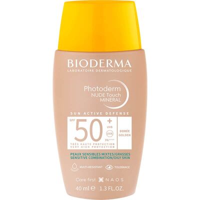 Bioderma Photoderm Nude Touch Mineral SPF50+ Dorado 40 ml Bioderma Photoderm Nude Touch Mineral SPF50+ Dorado 40 ml