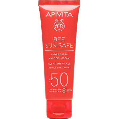 Apivita Bee Sun Safe Hydra Fresh Gel-Crema Facial SPF50 50 ml Apivita Bee Sun Safe Hydra Fresh Gel-Crema Facial SPF50 50 ml