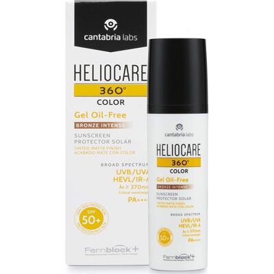 Heliocare 360º Gel Oil-Free Color SPF50+ Bronze Intense 50 ml Heliocare 360º Gel Oil-Free Color SPF50+ Bronze Intense 50 ml