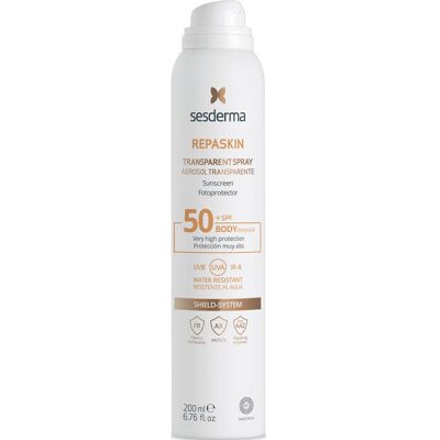 Sesderma Repaskin Protector Solar Transparente en Aerosol SPF50 - 200ml Sesderma Repaskin Protector Solar Transparente en Aerosol SPF50 - 200ml