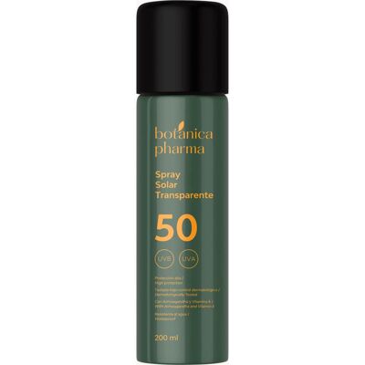 BotánicaPharma Spray Solar Transparente Spf50+ 200 ml BotánicaPharma Spray Solar Transparente Spf50+ 200 ml