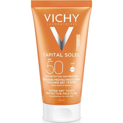 Vichy Emulsión Facial SPF50+ Tacto Seco Vichy Emulsión Facial SPF50+ Tacto Seco