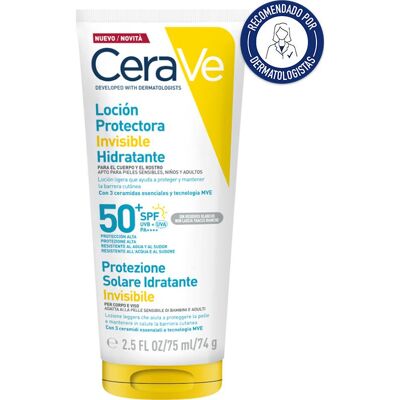 CeraVe ® CeraVe Loción Protectora Invisible Hidratante SPF50+ 75ml CeraVe ® CeraVe Loción Protectora Invisible Hidratante SPF50+ 75ml