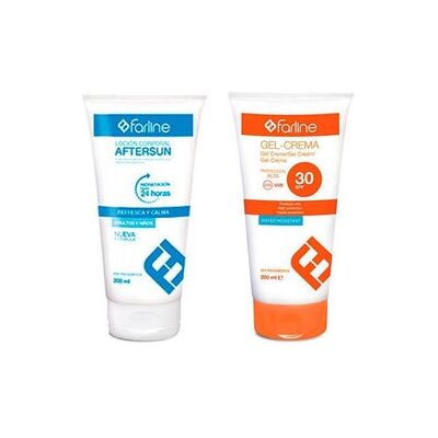 Farline Pack gel-Crema 200 ml + Aftersun 200 ml Farline Pack gel-Crema 200 ml + Aftersun 200 ml