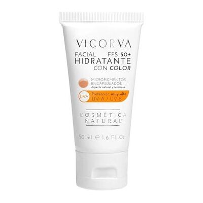 VICORVA Hidratante Facial FPS50 Con Color 50ml VICORVA Hidratante Facial FPS50 Con Color 50ml