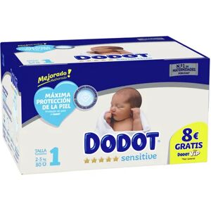 dodot Sensitive 2-5Kg Talla 1 80uds