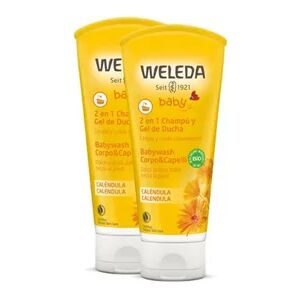 Weleda Baby 2 en 1 Champú y Gel de Ducha 2x200ml