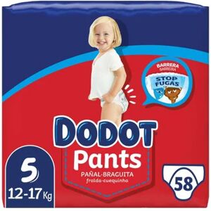 dodot Pants Jumbo Bebé Seco Rojo Talla 5 12-17kg 58uds