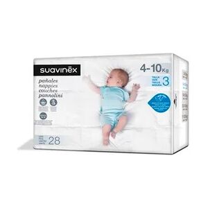 Suavinex Pañales T-3 4-10kg 28uds