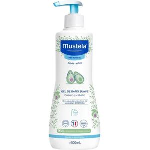 Mustela Gel De Baño Suave Con Aguacate Bio 500ml