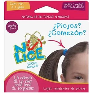 No-Lice Coletero Anti-Piojos Rosa Azul 4uds