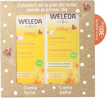 Weleda Pack Verano Crema Facial + Crema Pañal 1ud