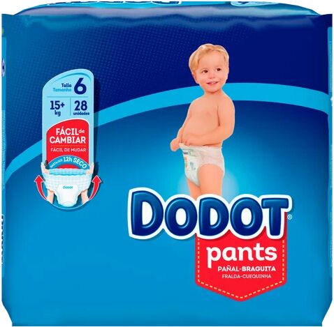 dodot Pañal Infantil Pants T- 6 +15 Kg 28 U